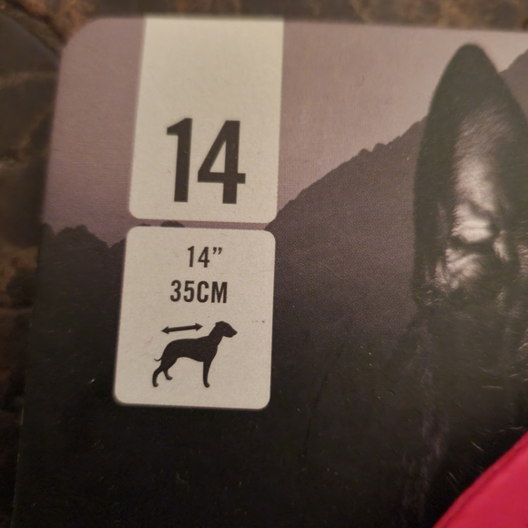 Canada Pooch Torrential Tracker Rainbow Raincoat Size 14"  NWT - Picture 6 of 8